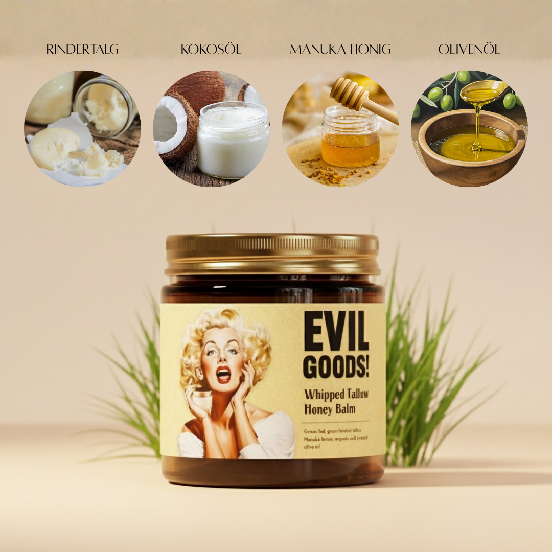 EVIL GOODS! Talgcreme mit Manuka Honig